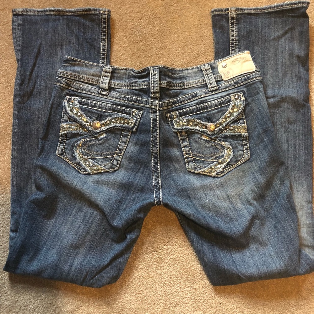 Silver suki jeans